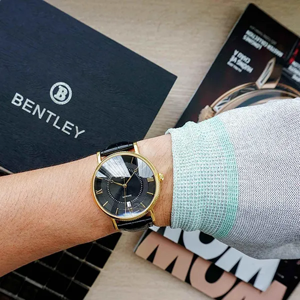 Đồng Hồ Nam Bentley BL1865-10MKBB-MK-GL-B Màu Đen - Đồng hồ - Vua Hàng Hiệu