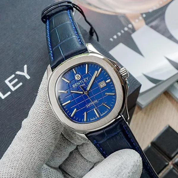 Đồng Hồ Nam Bentley BL1869-10MWNN-MS-GL-X Màu Xanh Bạc