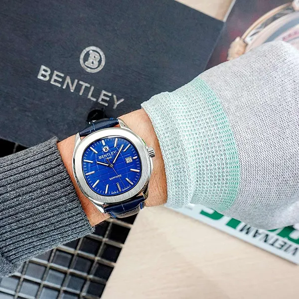 Đồng Hồ Nam Bentley BL1869-10MWNN-MS-GL-X Màu Xanh Bạc