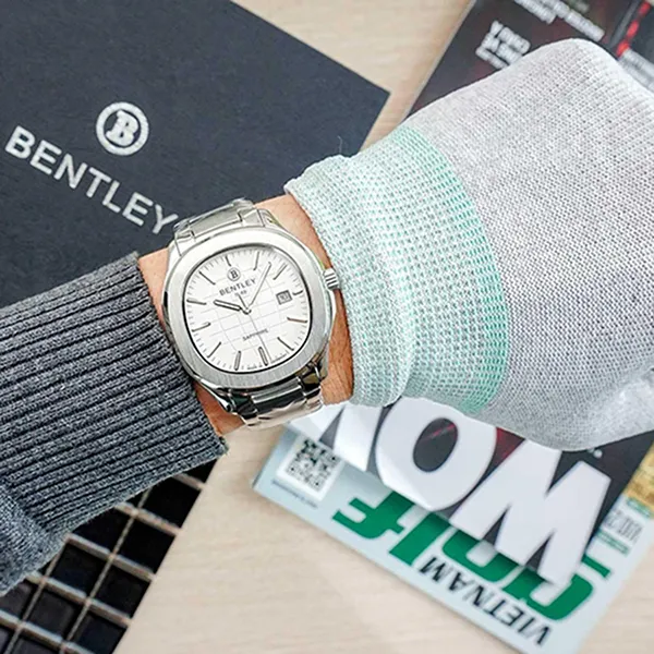 Đồng Hồ Nam Bentley BL1869-10MWWI-MS-T Màu Trắng Bạc