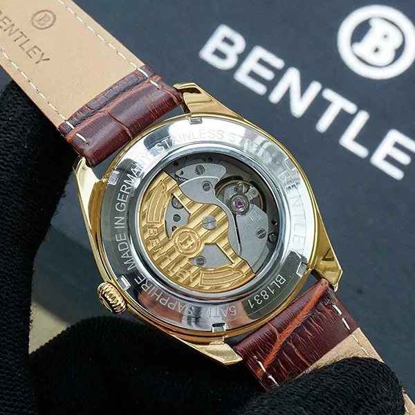 Đồng Hồ Nam Bentley Mặt Hề BL1831-15MKWD-AMK-GL-N Màu Nâu Vàng - Đồng hồ - Vua Hàng Hiệu