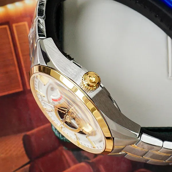 Đồng Hồ Nam Bentley Mặt Hề BL1831-15MTWI Màu Demi (Vàng – Bạc)