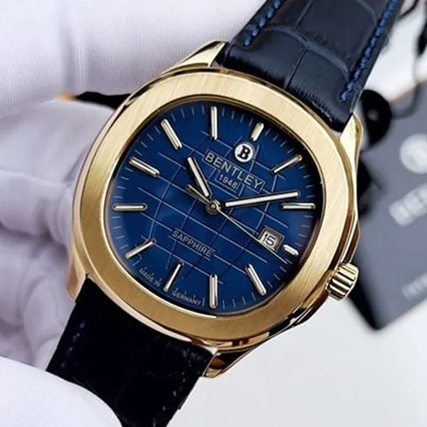 Đồng Hồ Nam Bentley Nautilus BL1869-10MKNN-MK-GL-X Màu Xanh Vàng