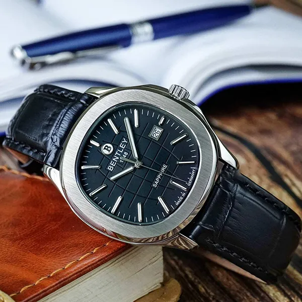 Đồng Hồ Nam Bentley Nautilus BL1869-10MWBB-MS-GL-D Màu Đen Bạc - Đồng hồ - Vua Hàng Hiệu