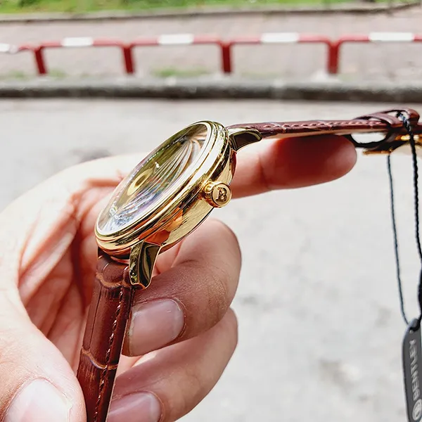 Đồng Hồ Nam Bentley Open Heart BL1832-25MKDD-AMK-GL-N Màu Nâu Vàng