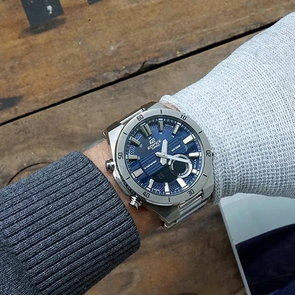 Đồng Hồ Nam Casio EDIFICE ERA-110D-2AVDF Màu Xanh Bạc - Đồng hồ - Vua Hàng Hiệu