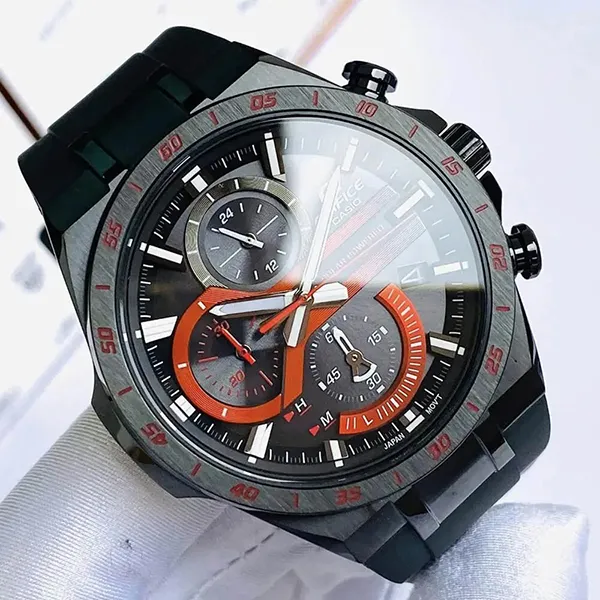 Đồng Hồ Nam Casio EQS-920PB-1AV Màu Đen Đỏ N-WS