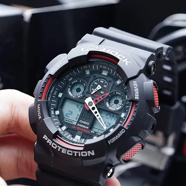 Đồng Hồ Nam Casio G-SHOCK GA-100-1A4CR Màu Đen - Đồng hồ - Vua Hàng Hiệu