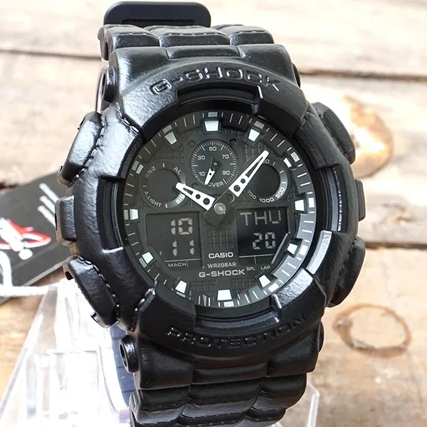 Đồng Hồ Nam Casio G-SHOCK GA-100BT-1ADR Màu Đen