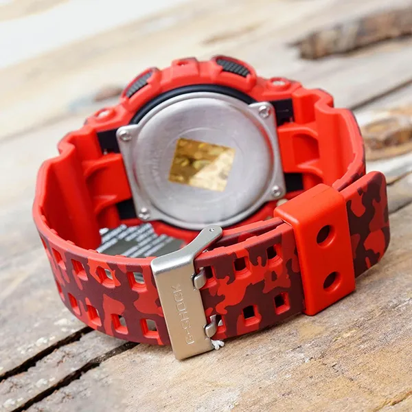 Đồng Hồ Nam Casio G-SHOCK GA-100CM-4ADR Màu Đỏ Đen - Đồng hồ - Vua Hàng Hiệu