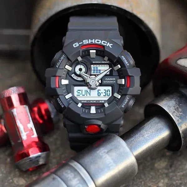 Đồng Hồ Nam Casio G-SHOCK GA-700-1A Màu Đen