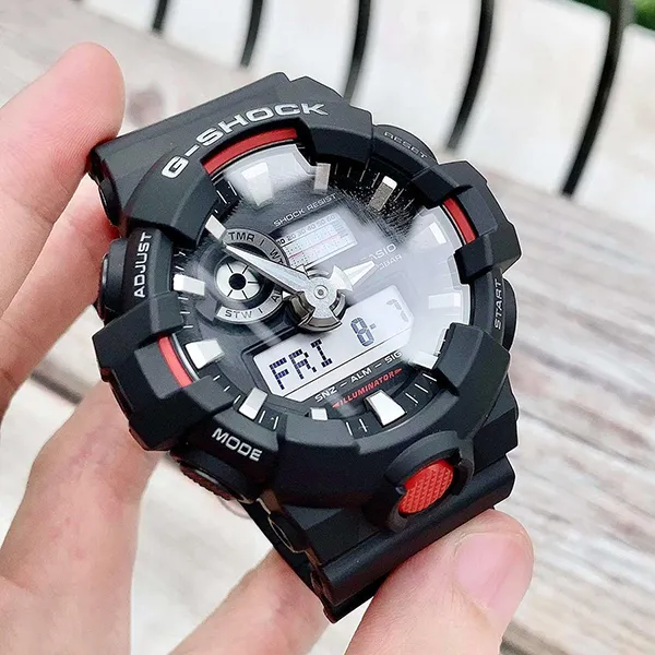 Đồng Hồ Nam Casio G-SHOCK GA-700-1A Màu Đen