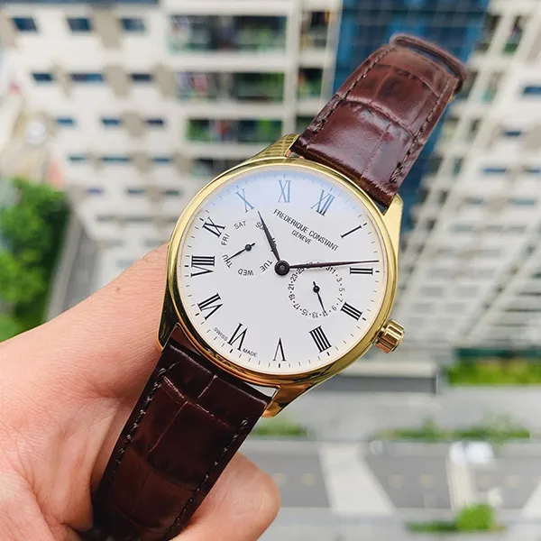 Đồng Hồ Nam Frederique Constant FC-259WR5B5 Màu Nâu Trắng - 3