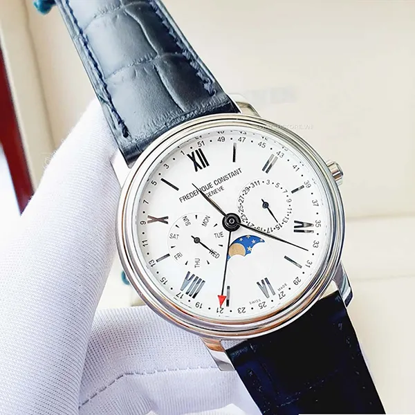 Đồng Hồ Nam Frederique Constant FC-270SW4P6 Màu Đen Trắng - 4