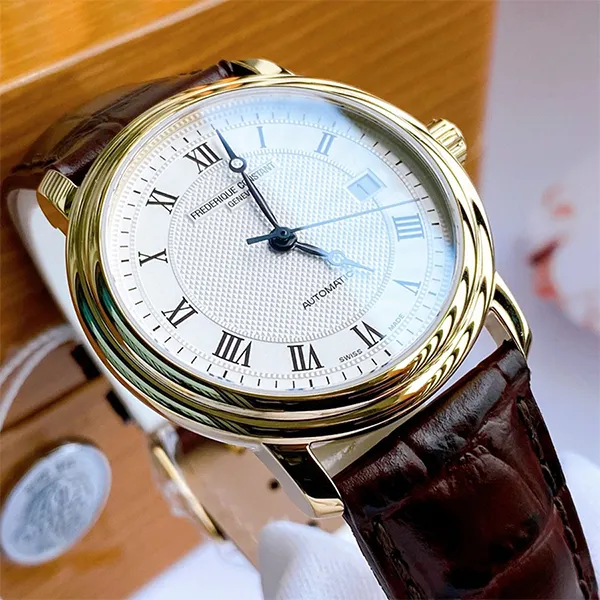 Đồng Hồ Nam Frederique Constant FC-303MC4P5 Màu Nâu Trắng - 5