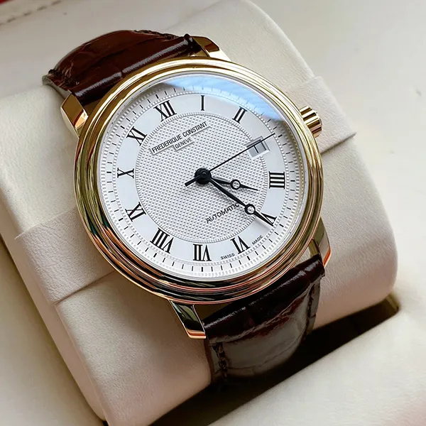 Đồng Hồ Nam Frederique Constant FC-303MC4P5 Màu Nâu Trắng - 4