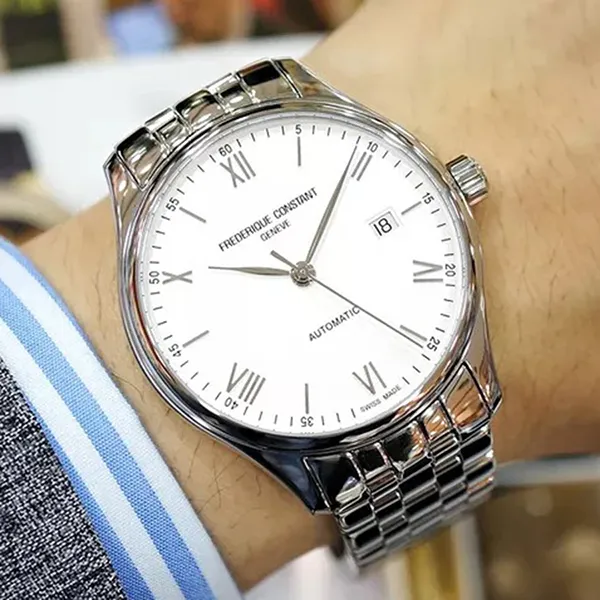 Đồng Hồ Nam Frederique Constant FC-303WN5B6B Màu Bạc Trắng - 1