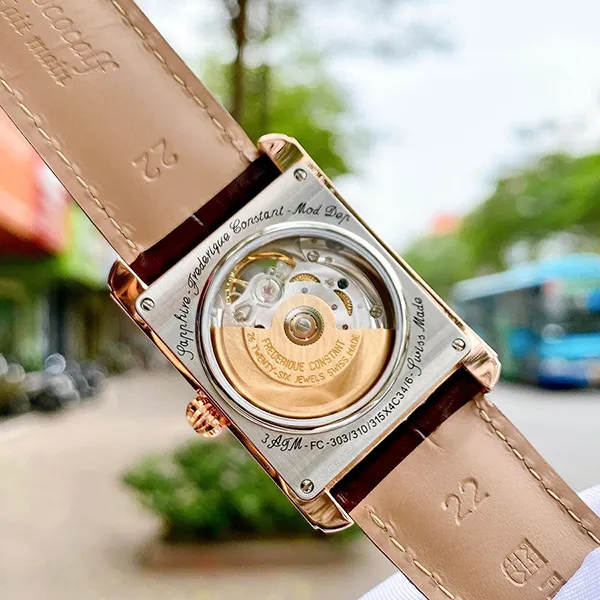 Đồng Hồ Nam Frederique Constant Heart Beat FC-310MC4S34 Màu Nâu/ Vàng Hồng - Đồng hồ - Vua Hàng Hiệu
