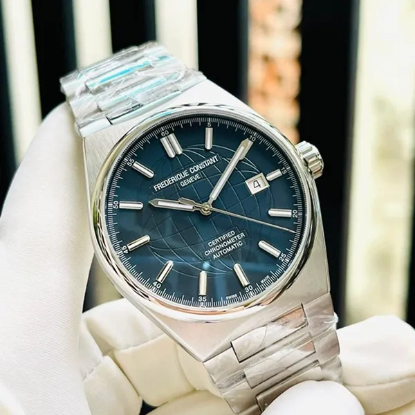 Đồng Hồ Nam Frederique Constant Highlife Cosc FC-303BL4NH6B Màu Bạc Xanh - Đồng hồ - Vua Hàng Hiệu
