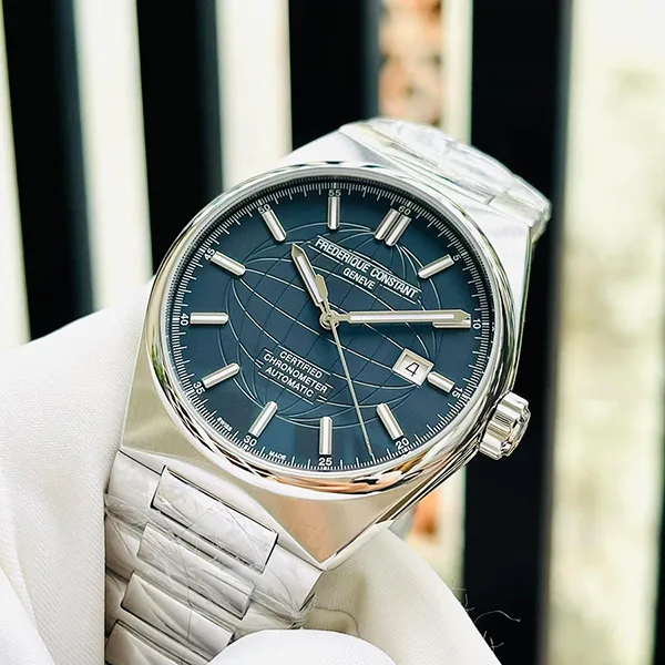 Đồng Hồ Nam Frederique Constant Highlife Cosc FC-303BL4NH6B Màu Bạc Xanh - Đồng hồ - Vua Hàng Hiệu