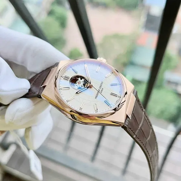 Đồng Hồ Nam Frederique Constant Highlife Heart Beat FC-310V4NH4 Màu Nâu Vàng - 3