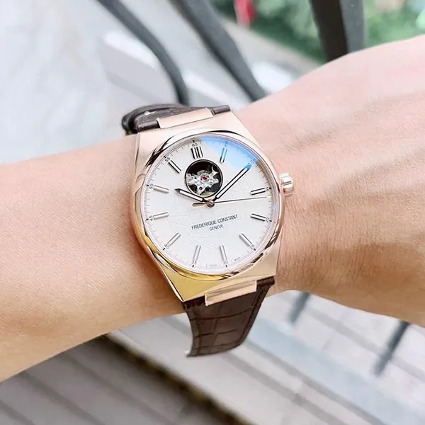 Đồng Hồ Nam Frederique Constant Highlife Heart Beat FC-310V4NH4 Màu Nâu Vàng - Đồng hồ - Vua Hàng Hiệu