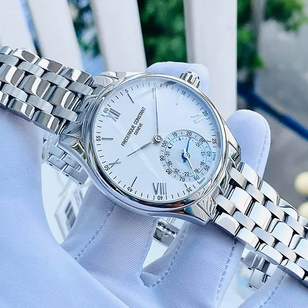 Đồng Hồ Nam Frederique Constant Smart Watch FC-285S5B6B Màu Trắng Bạc