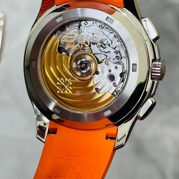 Đồng Hồ Nam Patek Philippe Aquanaut 5968A -001 Màu Cam Đen - Đồng hồ - Vua Hàng Hiệu