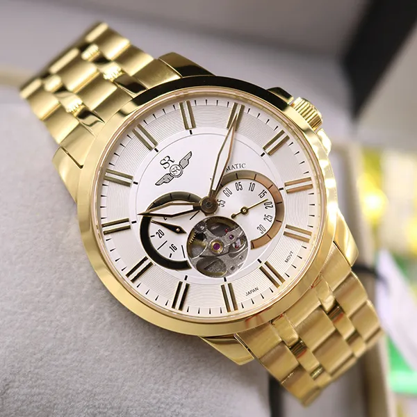 Đồng Hồ Nam SRWATCH Automatic Open Heart SG8871.1402 Màu Vàng Gold - Đồng hồ - Vua Hàng Hiệu