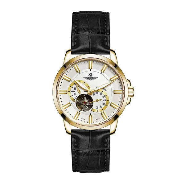 Đồng Hồ Nam SRWATCH Automatic Open Heart SG8872.4602 Màu Đen - Vàng - Đồng hồ - Vua Hàng Hiệu