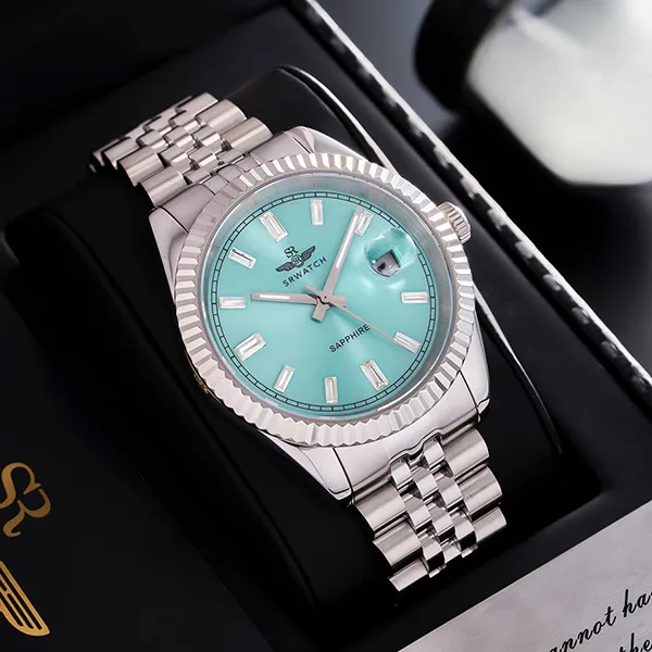 Đồng Hồ Nam SRWATCH Quartz Watch SG7006.1106GM Màu Xanh - Bạc