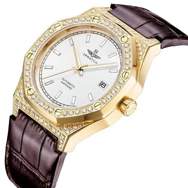 Đồng Hồ Nam SRWATCH Automatic Watch SG99993.4602GLA Màu Nâu Vàng - Đồng hồ - Vua Hàng Hiệu