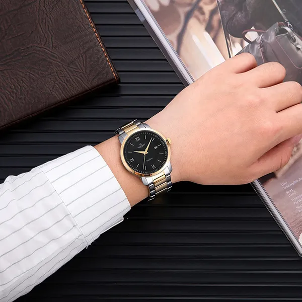 Đồng Hồ Nam SRWATCH Quartz Watch SG3005.1201CV Màu Demi (Vàng - Bạc)