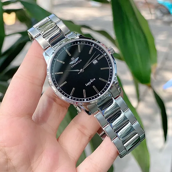 Đồng Hồ Nam SRWATCH Quartz Watch SG3009.1101CV Màu Đen - Bạc