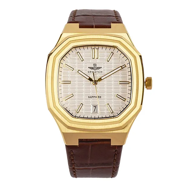 Đồng Hồ Nam SRWATCH Quartz Watch SG7002.4602GM Màu Nâu - Vàng