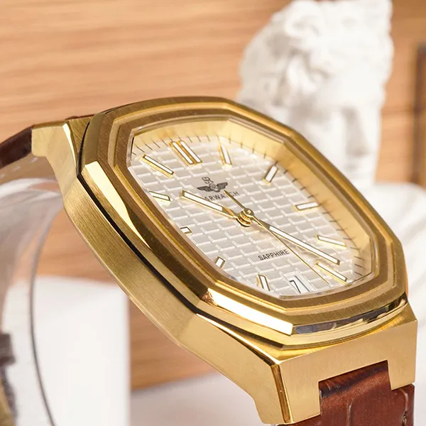 Đồng Hồ Nam SRWATCH Quartz Watch SG7002.4602GM Màu Nâu - Vàng