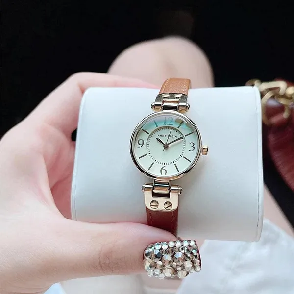 Đồng Hồ Nữ Anne Klein Ladies Watch AK 10/9442CHHY Màu Nâu Tây - Đồng hồ - Vua Hàng Hiệu