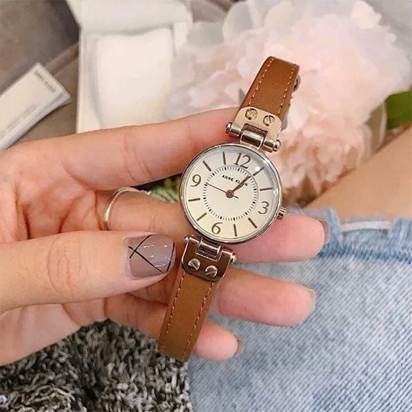 Đồng Hồ Nữ Anne Klein Ladies Watch AK 10/9442CHHY Màu Nâu Tây - 3