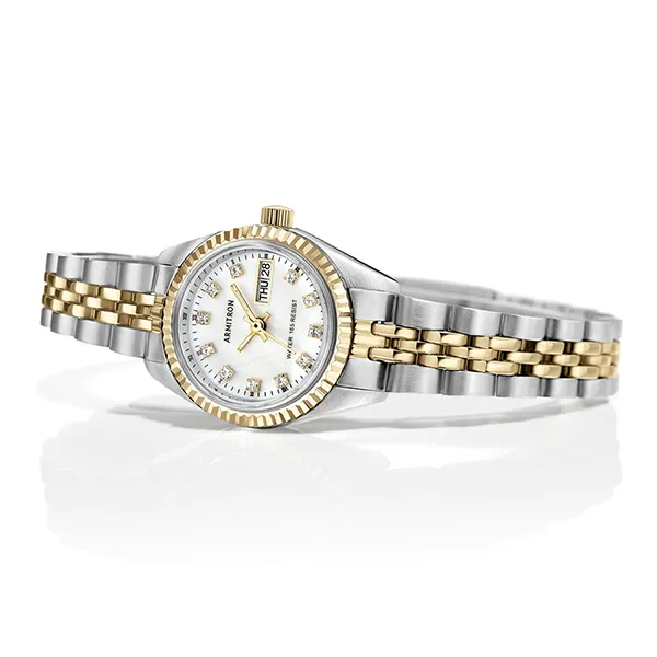 Đồng Hồ Nữ Armitron Minnie 24mm Gold/silver 75/2475MOP Màu Vàng Bạc