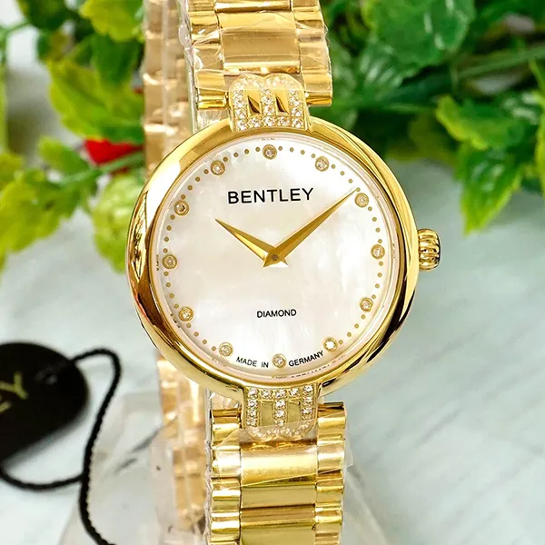 Đồng Hồ Nữ Bentley Quartz BL1710-10LKCI-S-DLK-T Màu Vàng