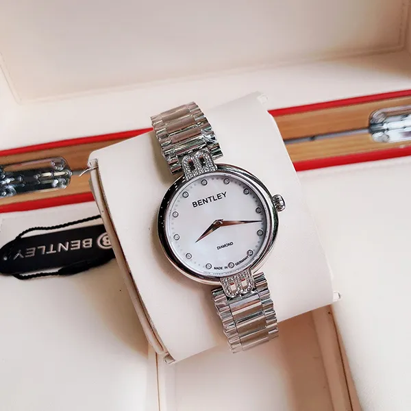 Đồng Hồ Nữ Bentley Quartz BL1710-10LWCI-S-DLS-T Màu Bạc Trắng - Đồng hồ - Vua Hàng Hiệu