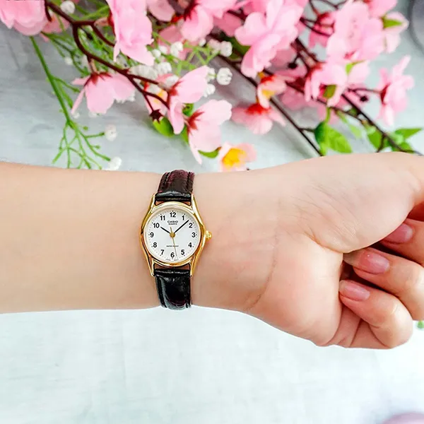 Đồng Hồ Nữ Casio LTP-1094Q-7B1RDF Màu Đen Trắng
