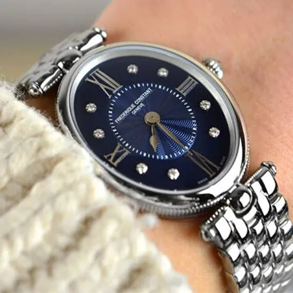 Đồng Hồ Nữ Frederique Constant Classics Art Deco FC-200RMPN2V6B Màu Xanh Bạc - Đồng hồ - Vua Hàng Hiệu