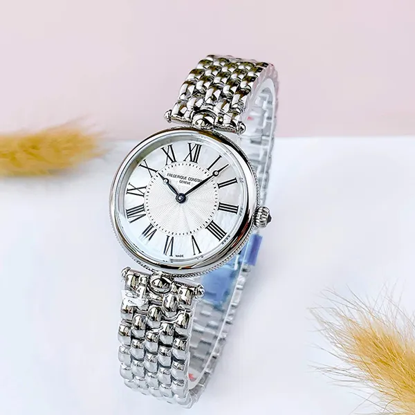 Đồng Hồ Nữ Frederique Constant Classics Art Deco Steel FC-200MPW2AR6B Màu Bạc Trắng