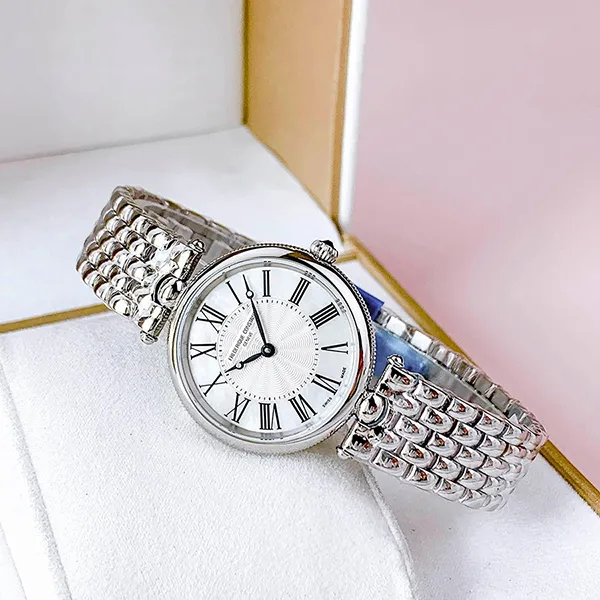 Đồng Hồ Nữ Frederique Constant Classics Art Deco Steel FC-200MPW2AR6B Màu Bạc Trắng