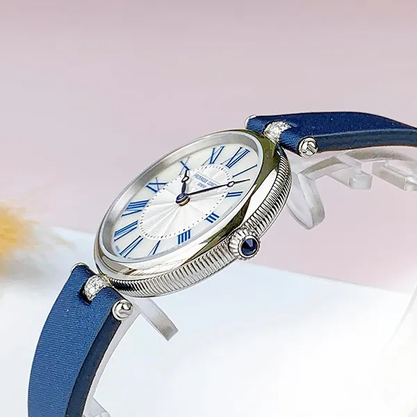 Đồng Hồ Nữ Frederique Constant Classics Art FC-200MPWN2AR2D6 Màu Xanh Trắng