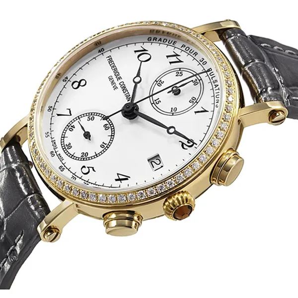 Đồng Hồ Nữ Frederique Constant Classics FC-291A2RD5 Màu Đen Trắng