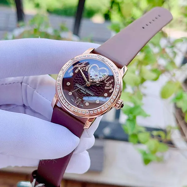 Đồng Hồ Nữ Frederique Constant Diamond FC-310CSQ2PD4 Màu Nâu - Đồng hồ - Vua Hàng Hiệu