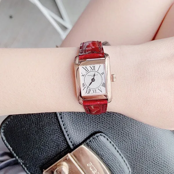 Đồng Hồ Nữ Frederique Constant FC-200MC14 Màu Đỏ/ Vàng Hồng