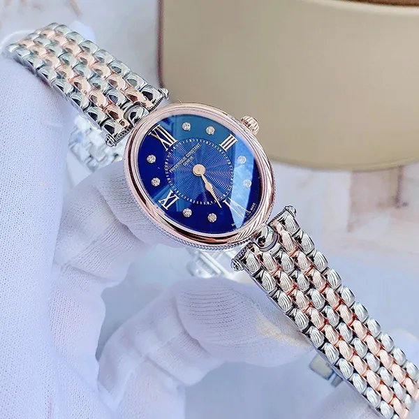 Đồng Hồ Nữ Frederique Constant FC-200RMPN2V2B Màu Xanh/ Vàng Hồng